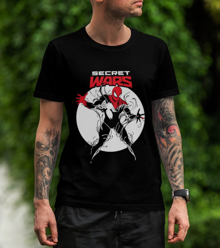 Secret Wars Spider Man Iconic Marvel T-Shirt