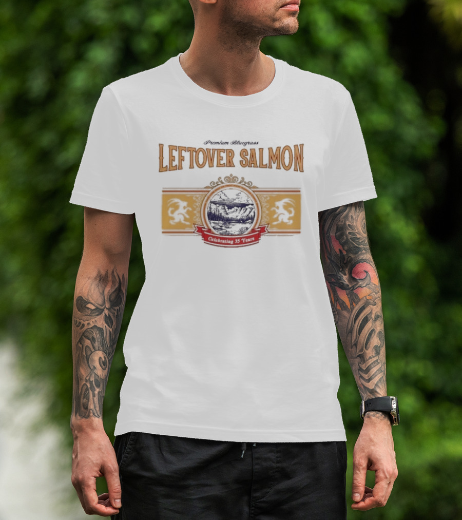 Leftover Salmon 35th Anniversary Soundtrack Of The Sea Journey T-Shirt