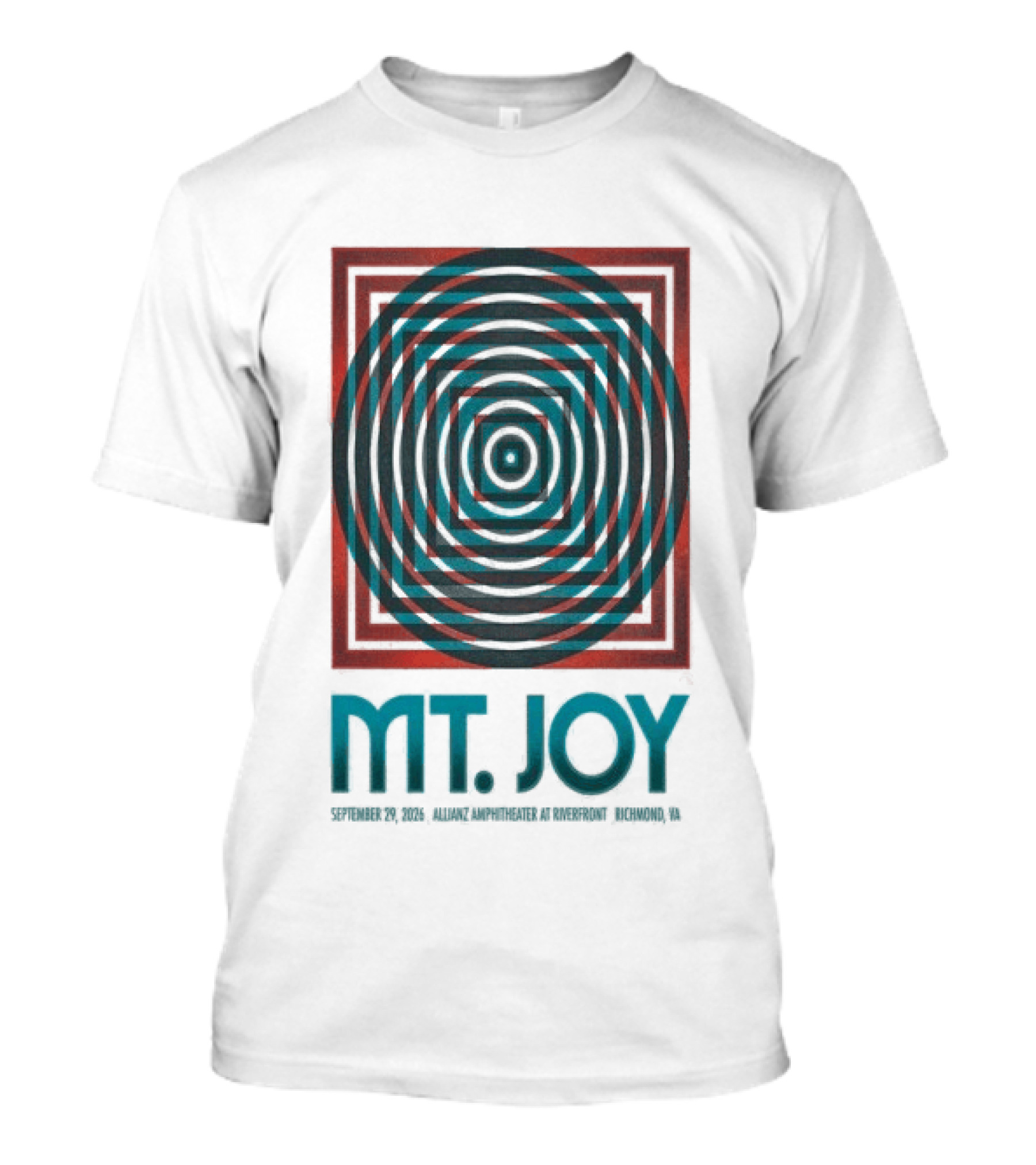 MT. Joy Richmond VA Sept 29 2026 Tour Spiral T-Shirt