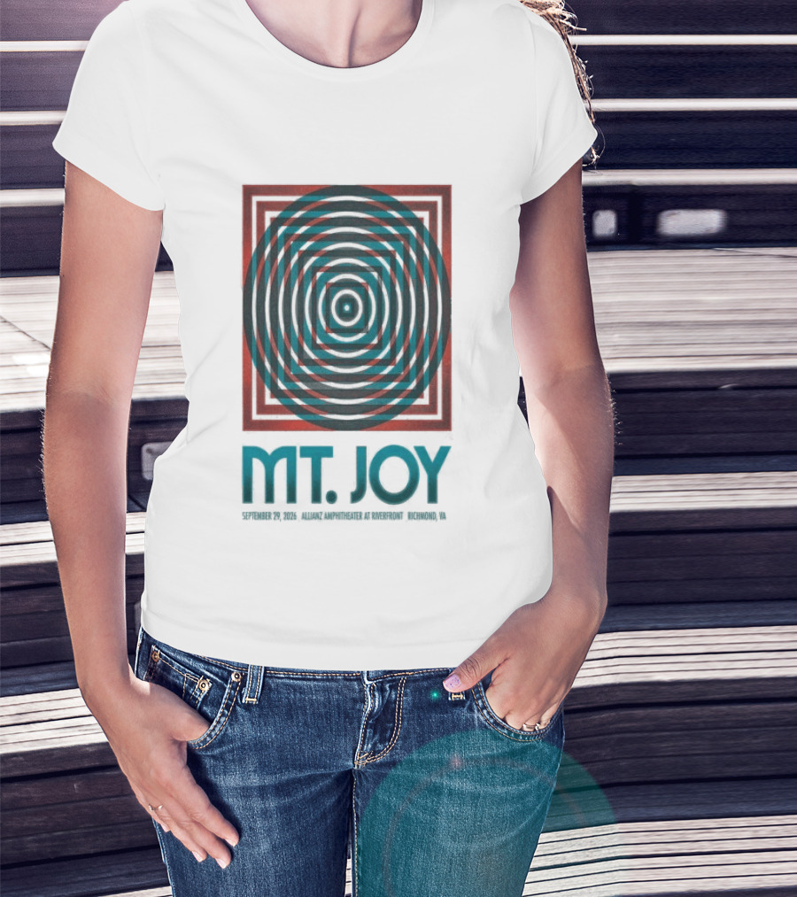 MT. Joy Richmond VA Sept 29 2026 Tour Spiral T-Shirt
