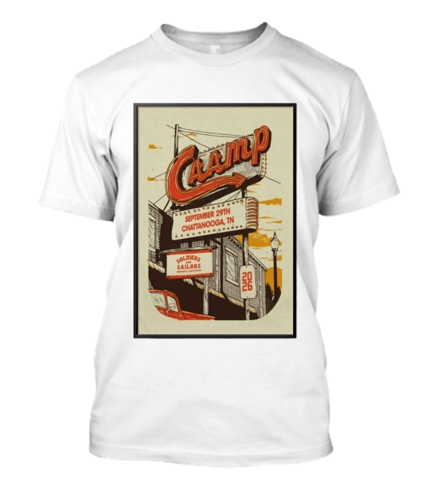 CAAMP Concert September 29 2026 Soldiers And Sailors Chattanooga TN T-Shirt