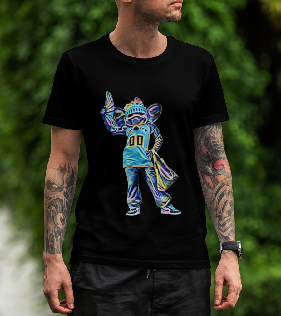 Ellie The Elephant Statue Of Liberty New York Basketball Team T-Shirt