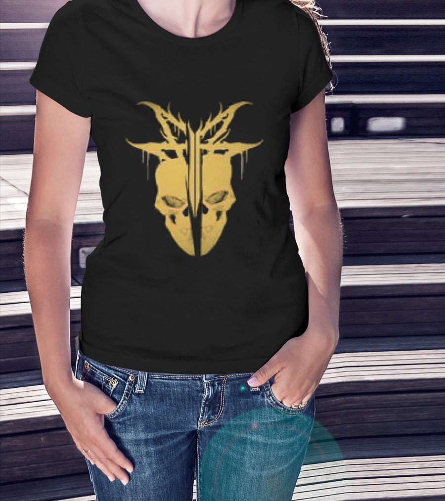 Falling In Reverse Yellow Skull Dripping Melting T-Shirt