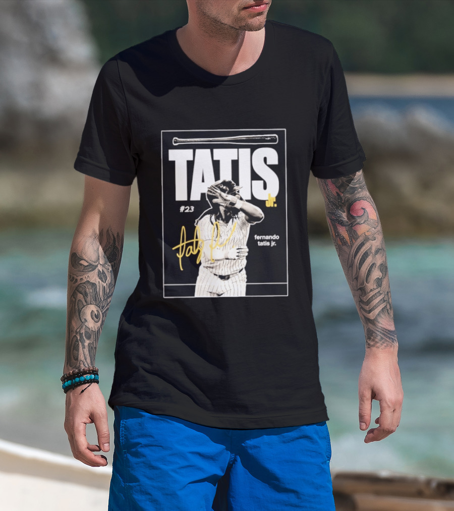 Fernando Tatis Jr #23 Bat Flip San Diego Padres Tatis Jr T-Shirt