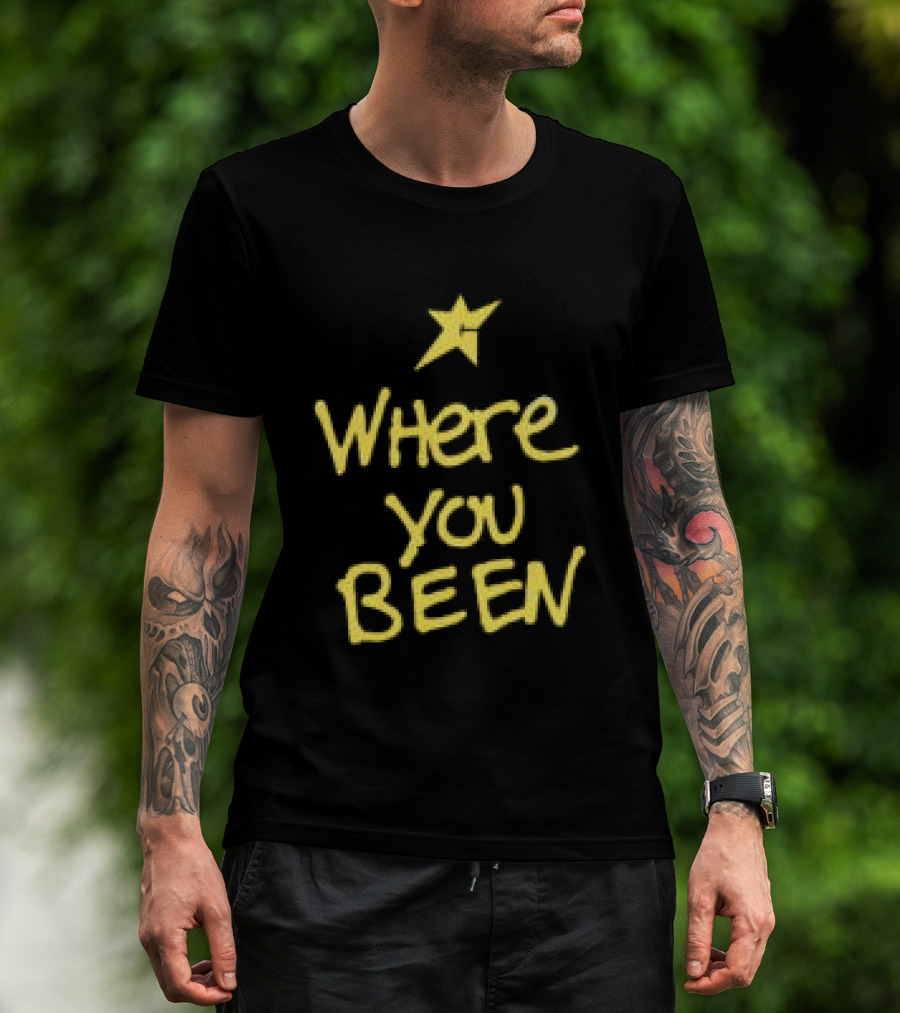 Carpetco Dinosaur Jr. Where You Been Black Star Yellow T-Shirt