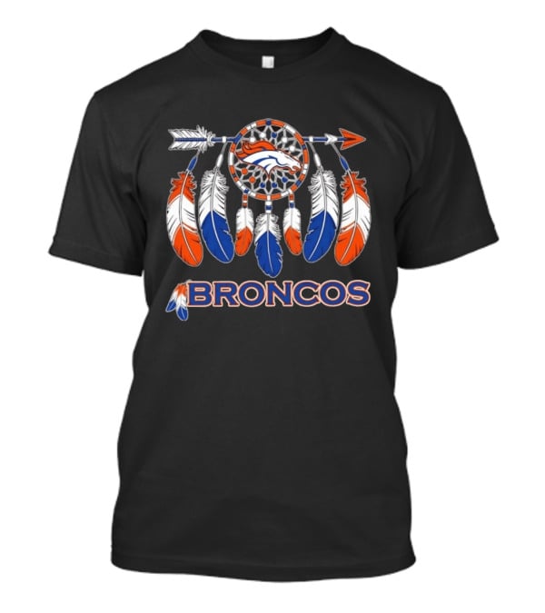 Denver Broncos Dreamcatcher Feather Arrow Team Spirit T-Shirt