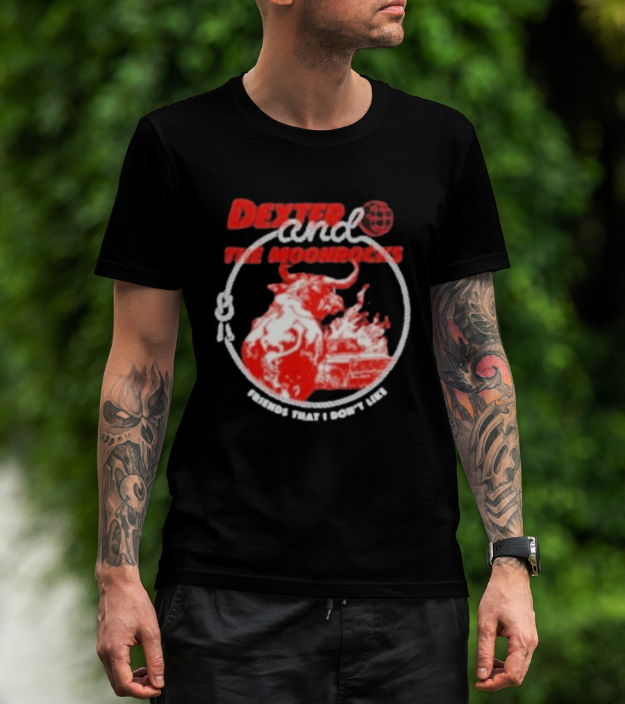 Dexter And The Moonrocks Friends Don't Like Club Album Red Bull T-Shirt
