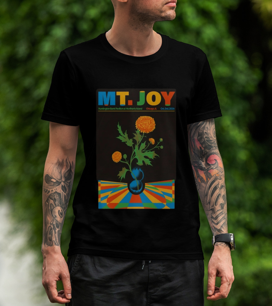 MT. JOY Huntington Bank Pavilion Northerly Island Chicago IL Oct 3 2026 Limited Edition T-Shirt