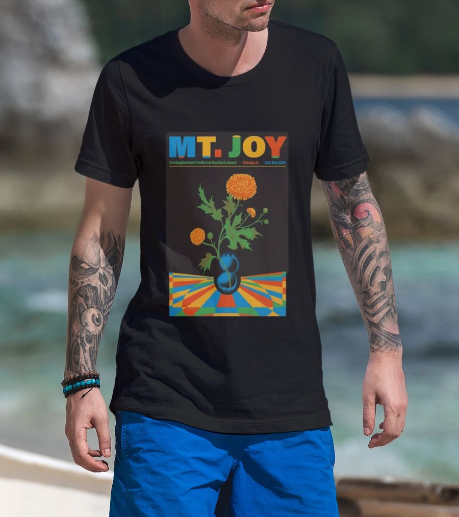 MT. JOY Huntington Bank Pavilion Northerly Island Chicago IL Oct 3 2026 Limited Edition T-Shirt