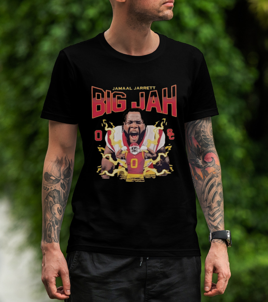 Jamaal Jarrett Big Jah USC Trojans Football No 0 Collage T-Shirt