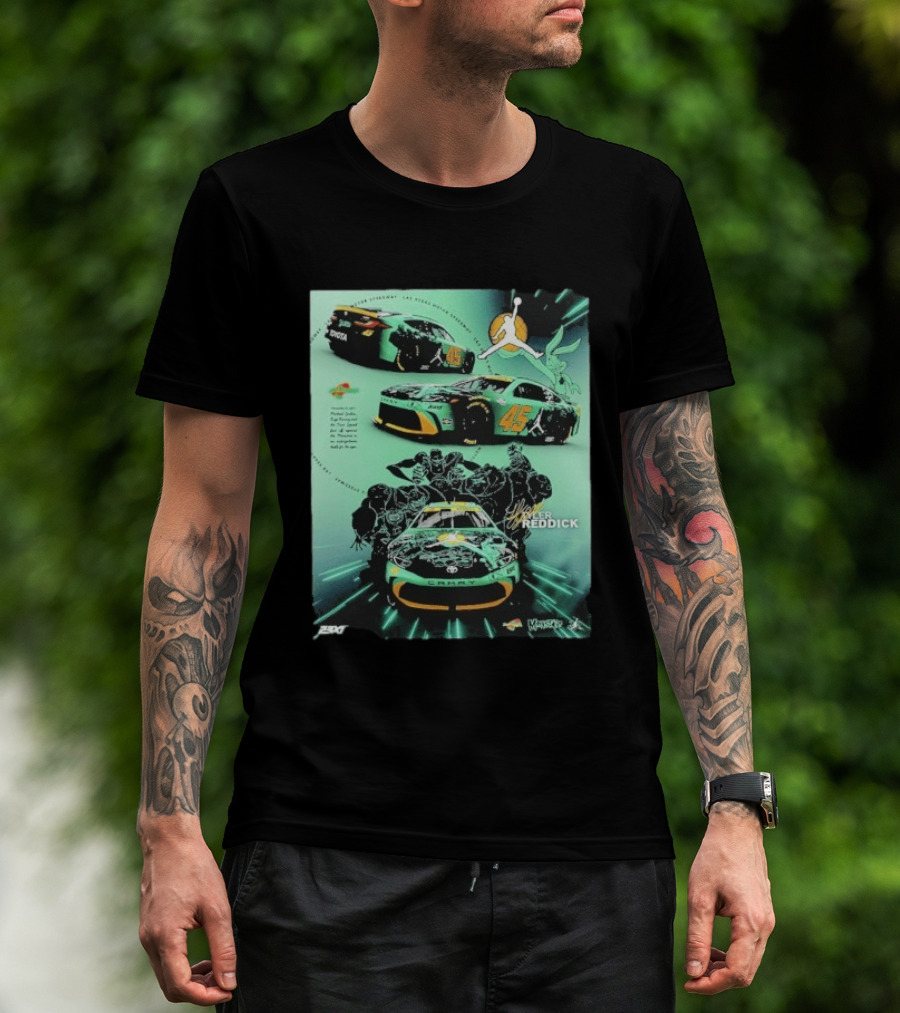 Tyler Reddick 45 Camry Jordan Monstars Las Vegas Racing T-Shirt