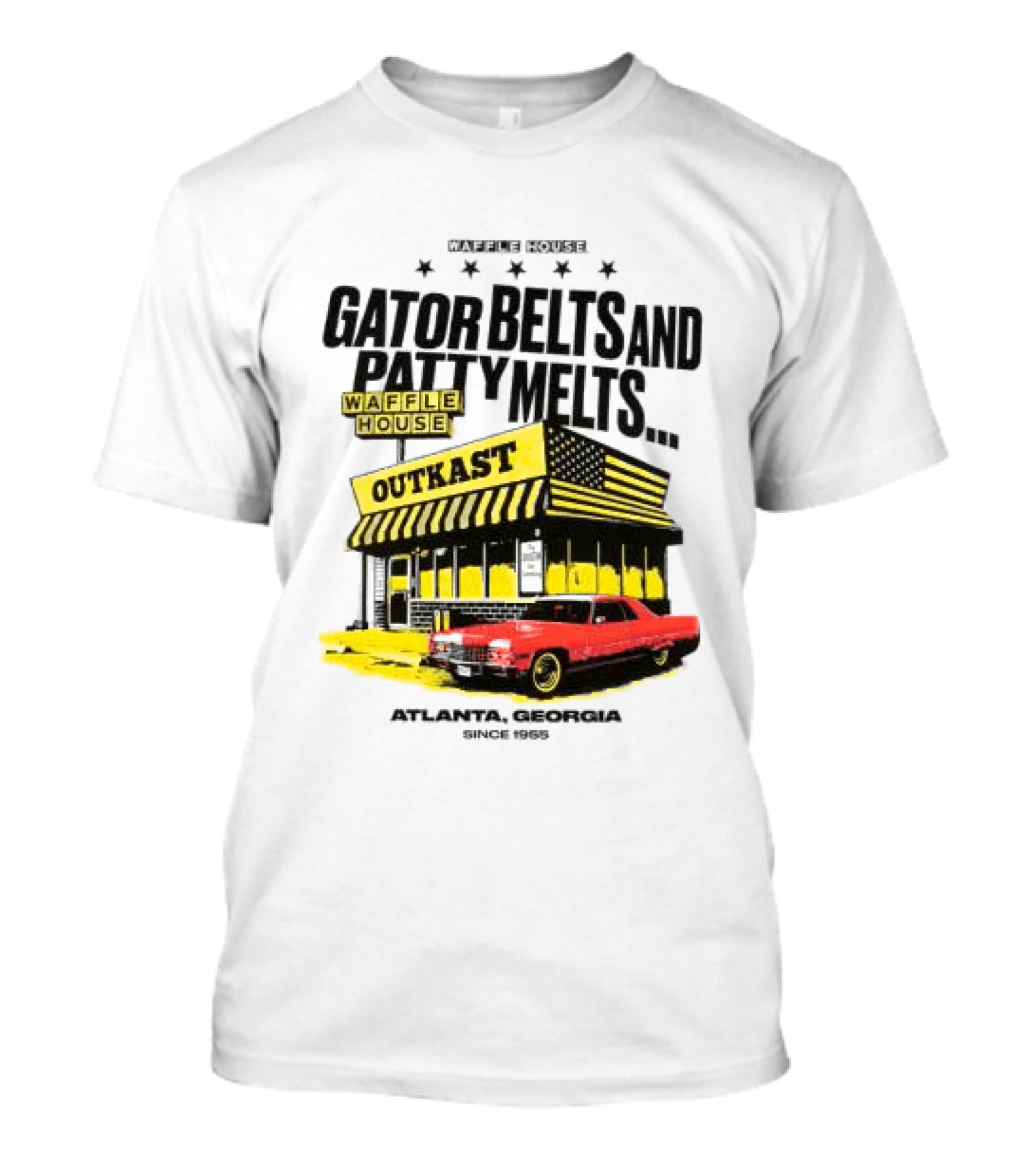Gator Belts And Patty Melts Outkast Waffle House Atlanta Georgia 1995 T-Shirt