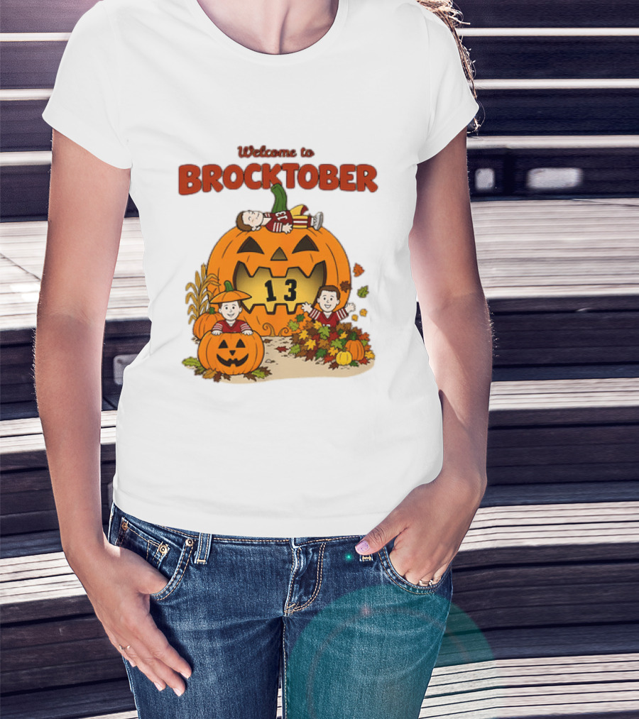 Welcome To Brocktober Pumpkin 13 Fall Festival T-Shirt