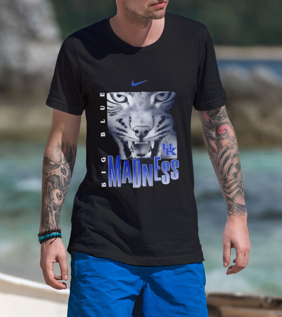 Kentucky Wildcats Big Blue Madness UK Nike Big Head T-Shirt