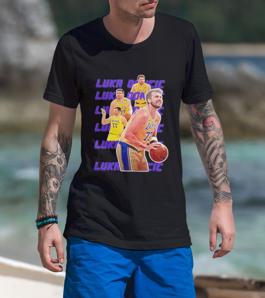 Luka Doncic Los Angeles Lakers 2026 Basketball Player 77 T-Shirt