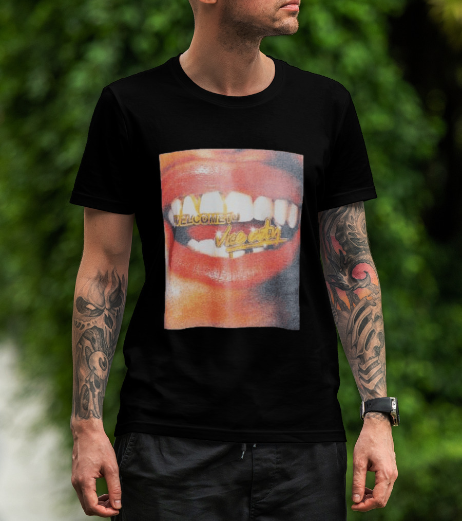 Miami Heat Store Court Culture Vice City Welcome Grill Oversized T-Shirt