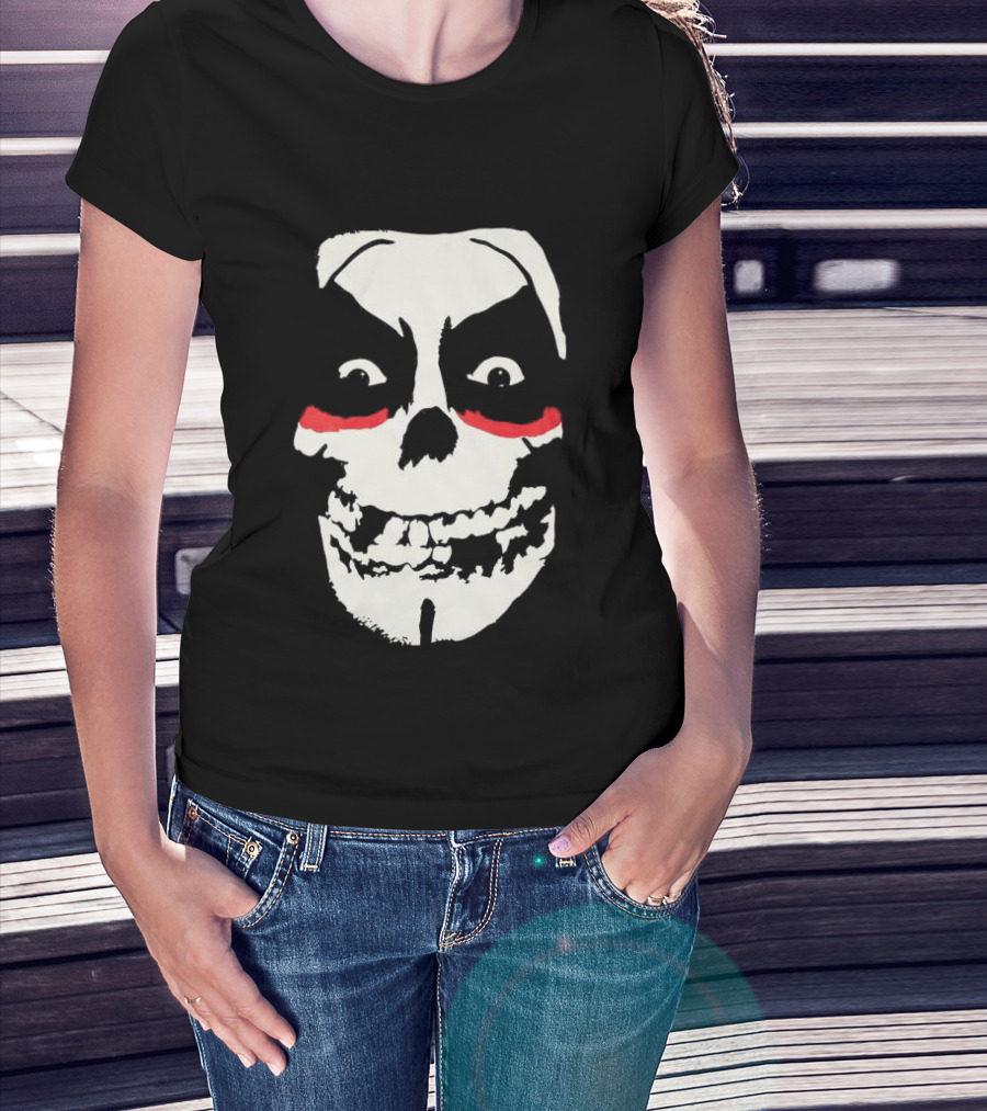 Middle Of Beyond Store Misfitshausen Misfits X Danhausen Fiend Skull T-Shirt