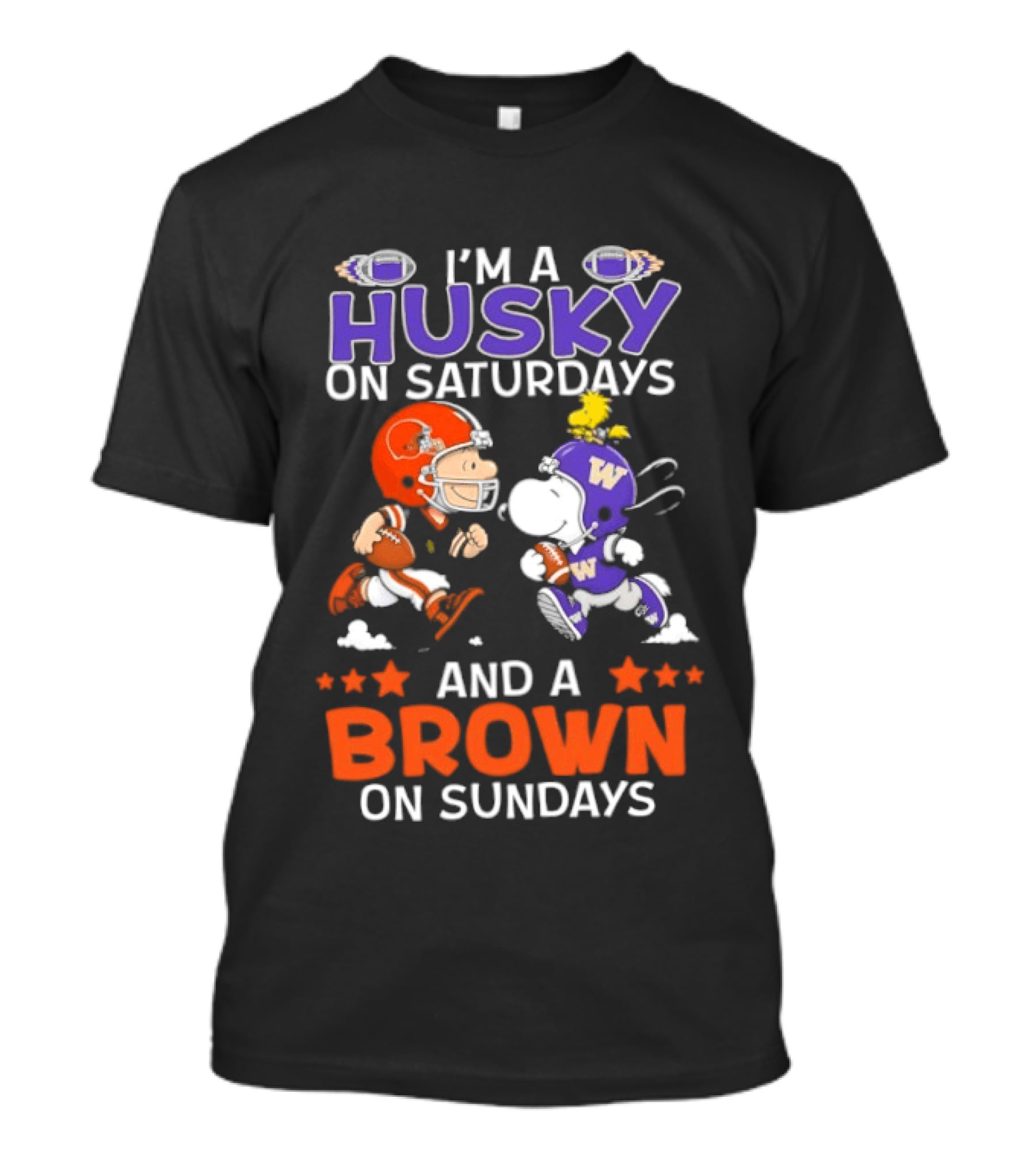 I'm A Husky On Saturdays Snoopy Charlie Brown On Sundays T-Shirt