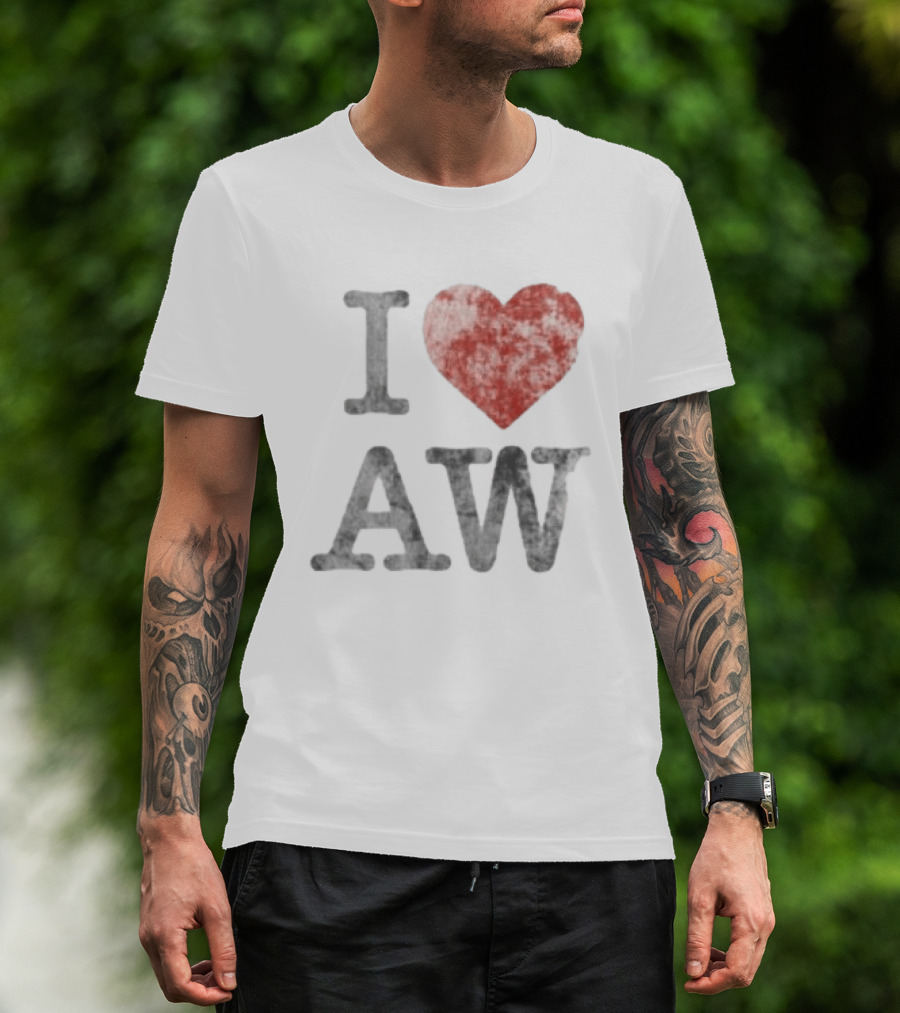 I Love AW Alex Warren Store Shop Tour T-Shirt