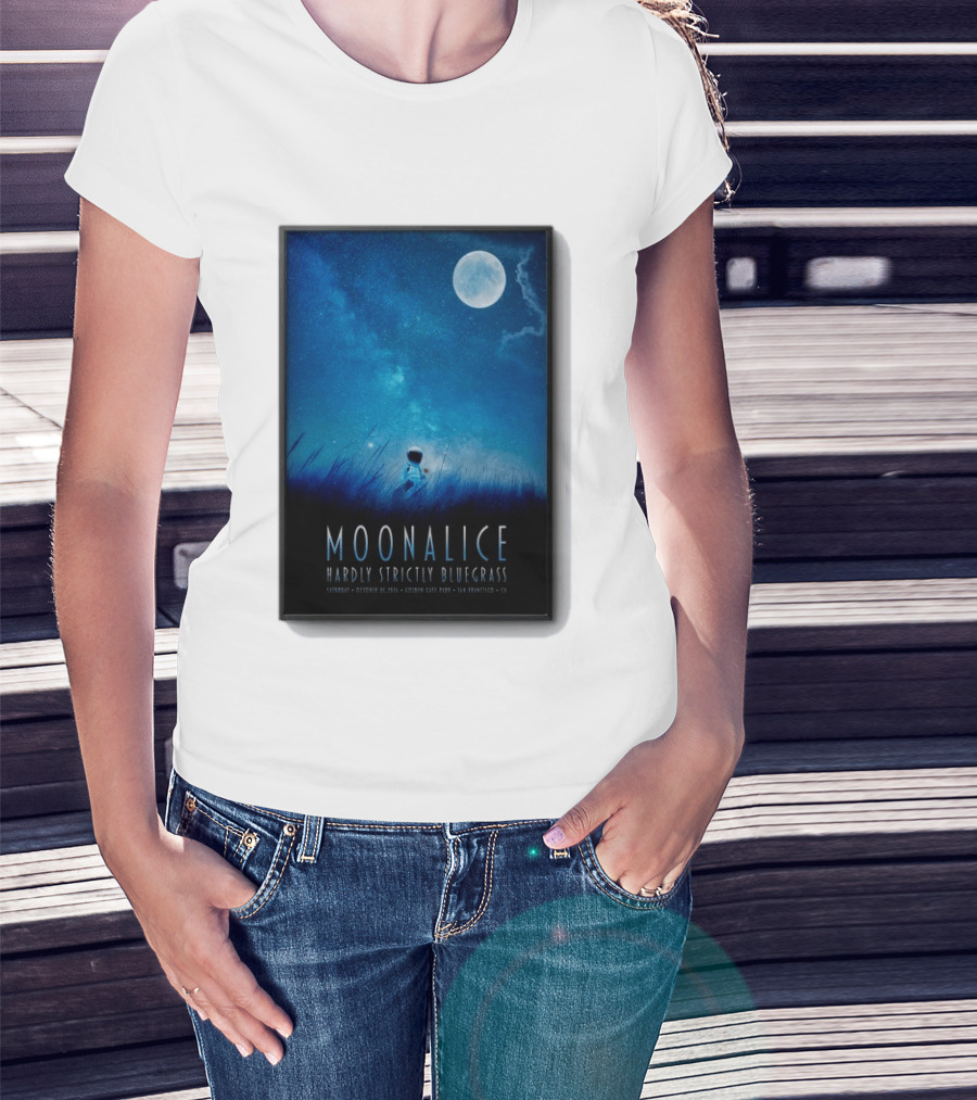 Original Moonalice Hardly Strictly Bluegrass October 3 2026 Golden Gate Park San Francisco CA T-Shirt