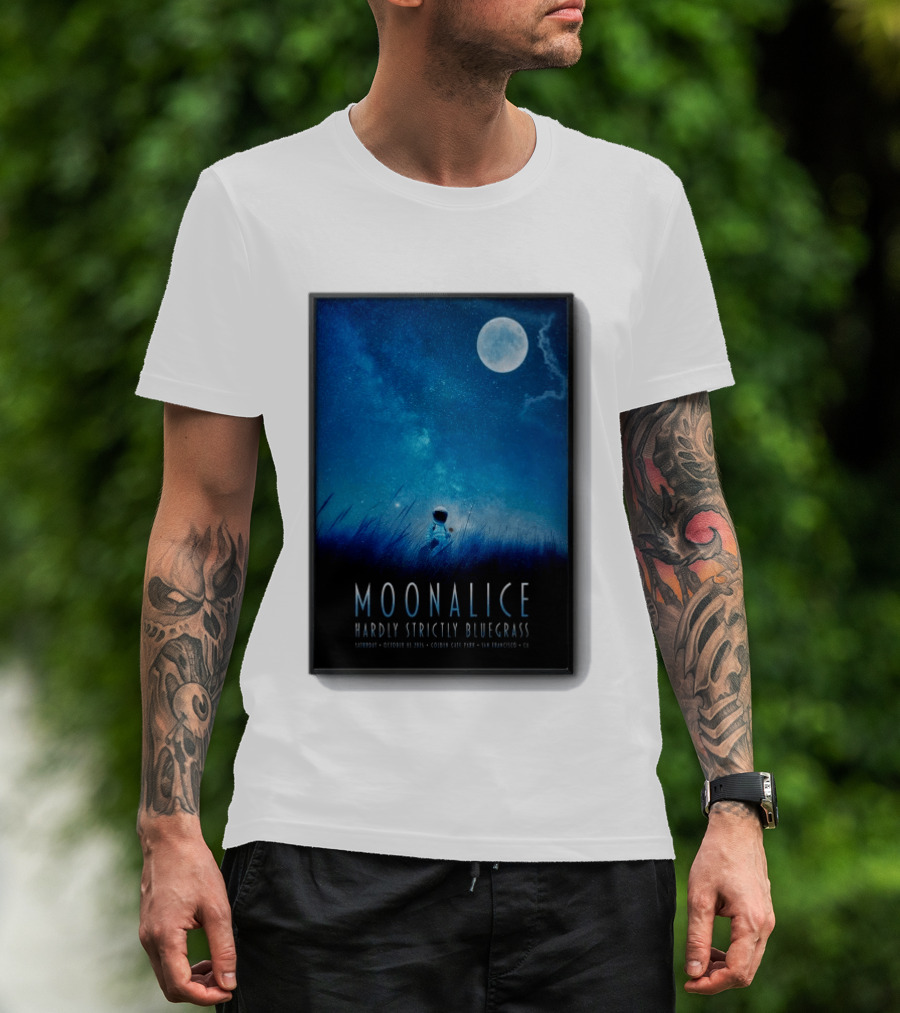 Original Moonalice Hardly Strictly Bluegrass October 3 2026 Golden Gate Park San Francisco CA T-Shirt