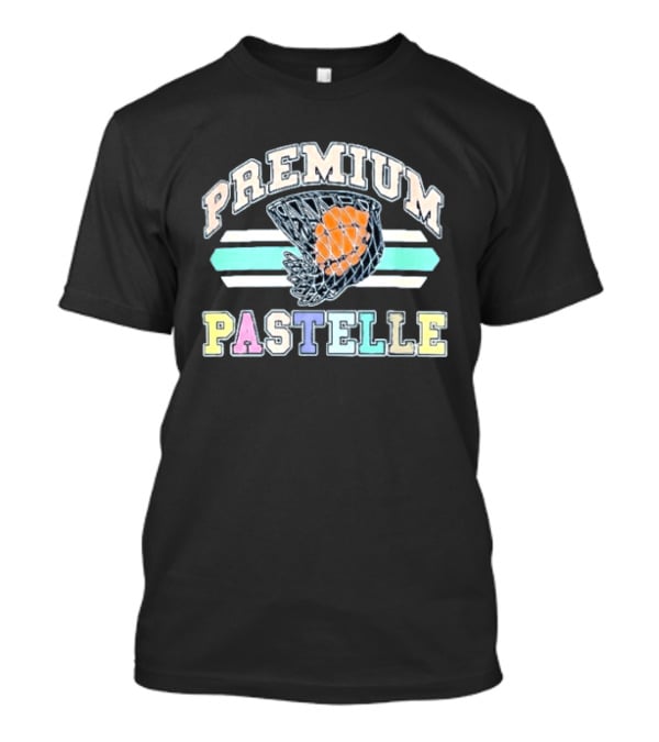 Lebron James Premium Pastelle Basketball Net Orange Ball T-Shirt