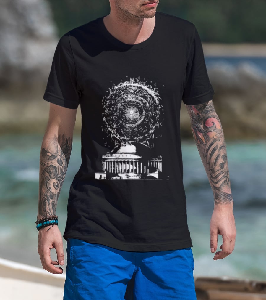 Ethel Cain Temple Onanist Vintage Architectural T-Shirt