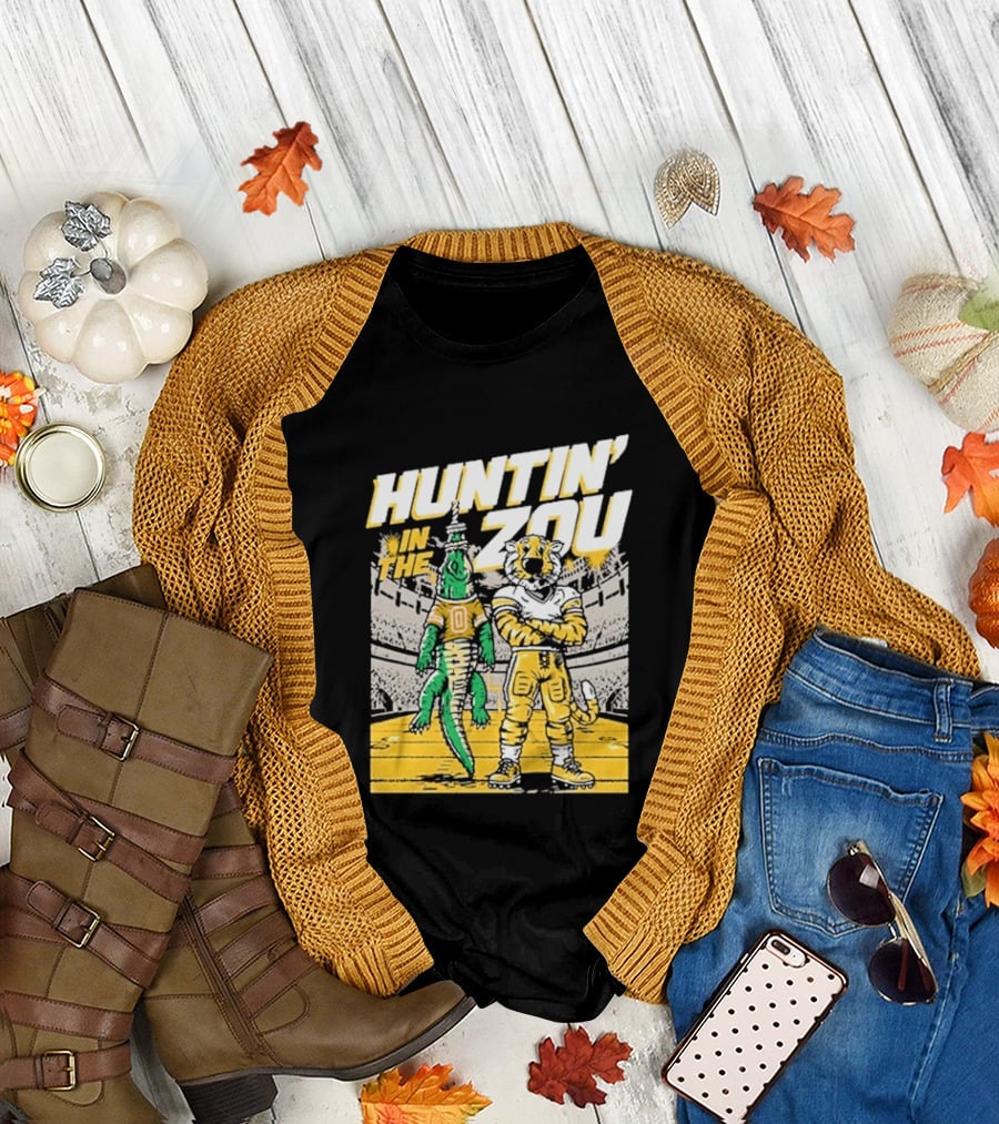 Huntin' In The Zou Mizzou Tigers Vs Florida Gators Stadium Showdown T-Shirt
