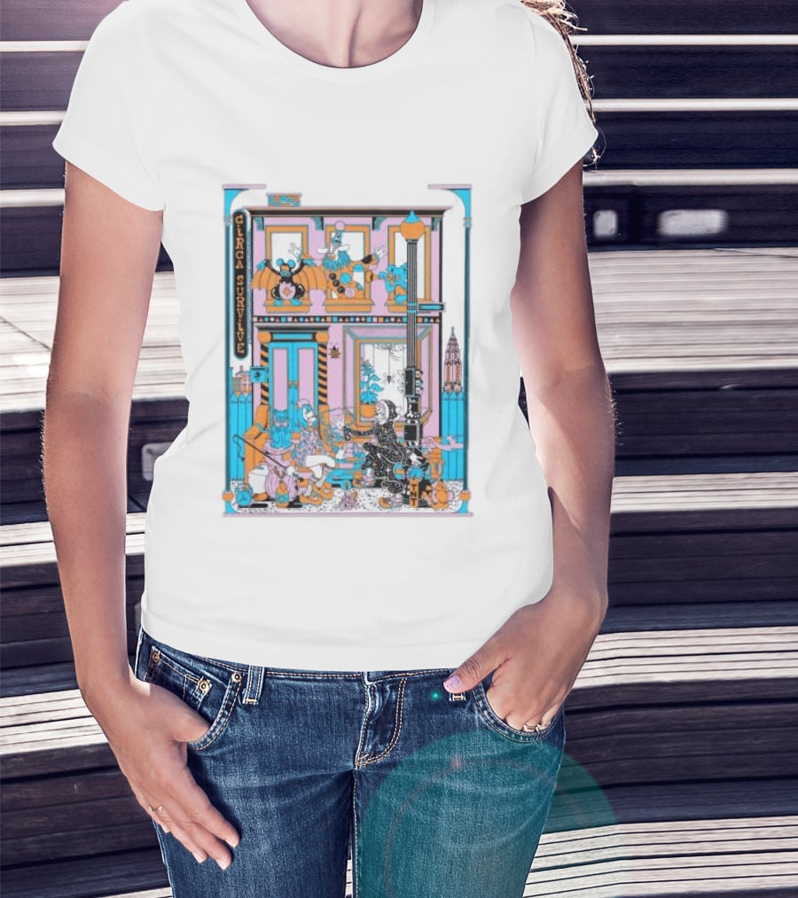 Circa Survive Halloween Street Scene Tnt Store T-Shirt