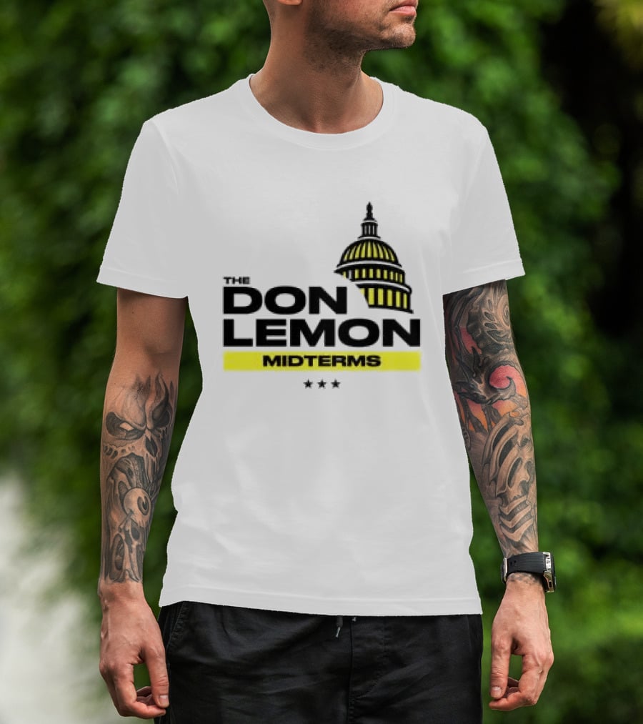 Don Lemon Midterms Capitol Illustration With Stars T-Shirt