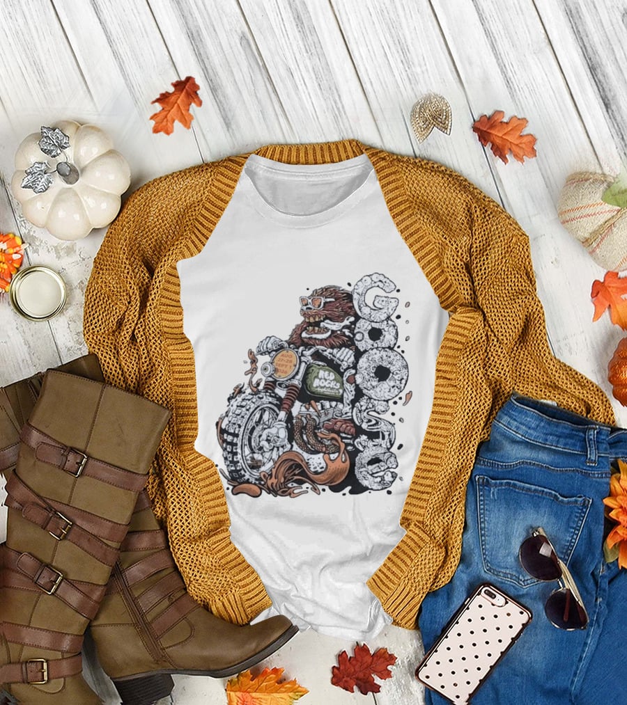 Goose Red Rocks 2026 Motorcycle Bear August September Event T-Shirt