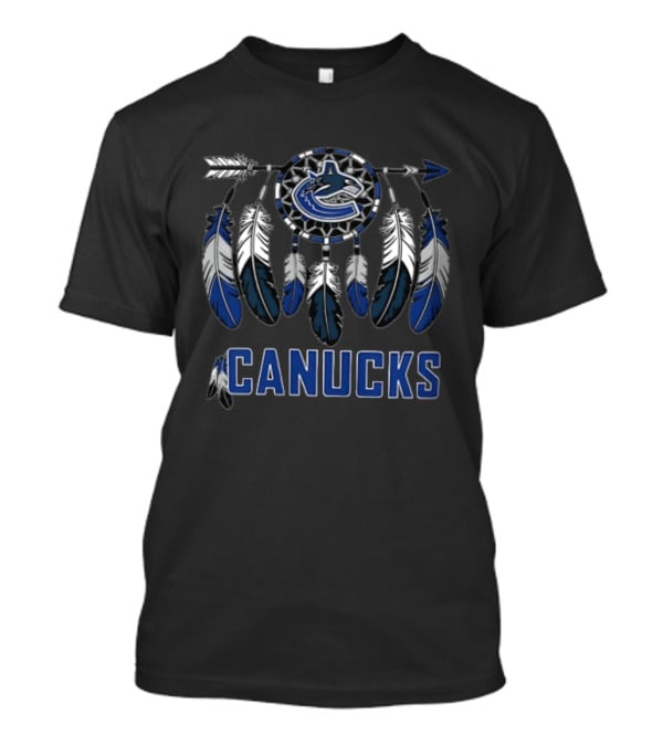 Vancouver Canucks NHL Dreamcatcher Feathers T-Shirt