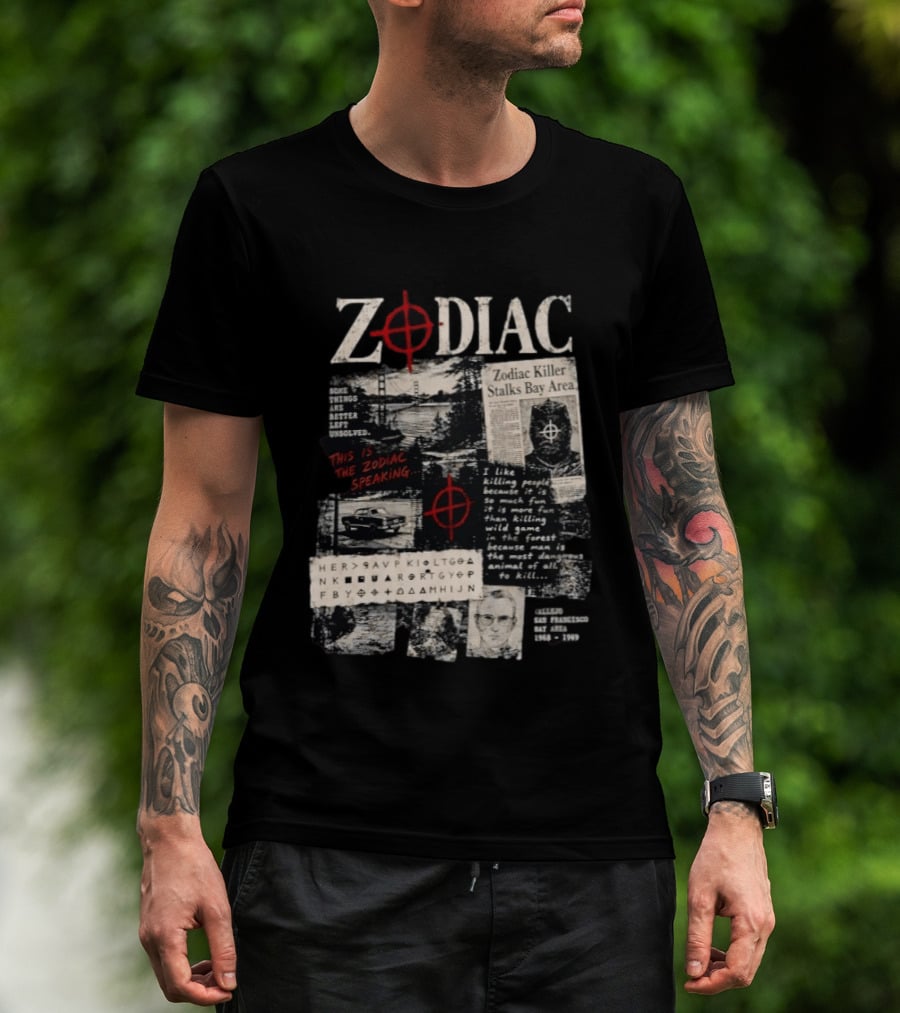 Zodiac Killer This Is The Zodiac Speaking Cipher San Francisco Bay Area T-Shirt