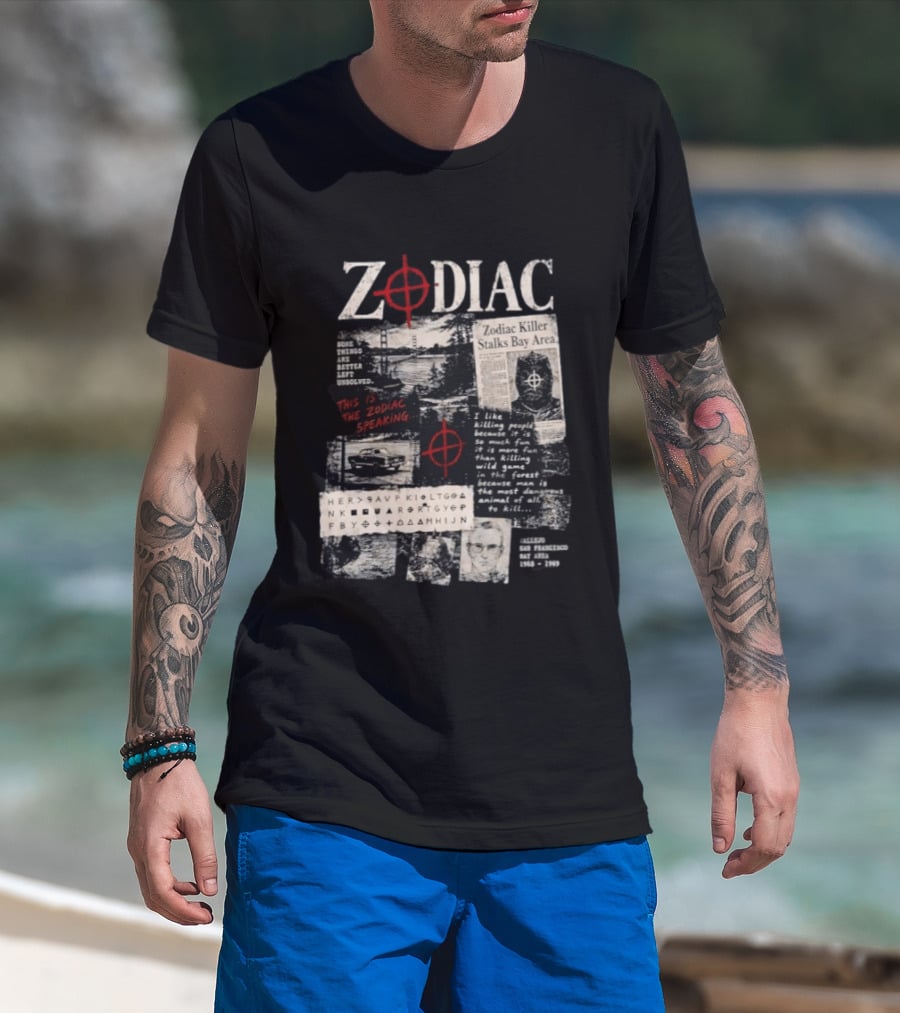 Zodiac Killer This Is The Zodiac Speaking Cipher San Francisco Bay Area T-Shirt