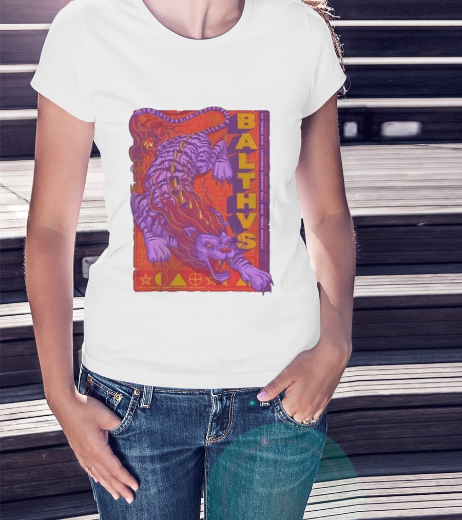 Original Balthvs San Diego Oct 2026 Featuring Richard Houghten Vibrant Lion T-Shirt
