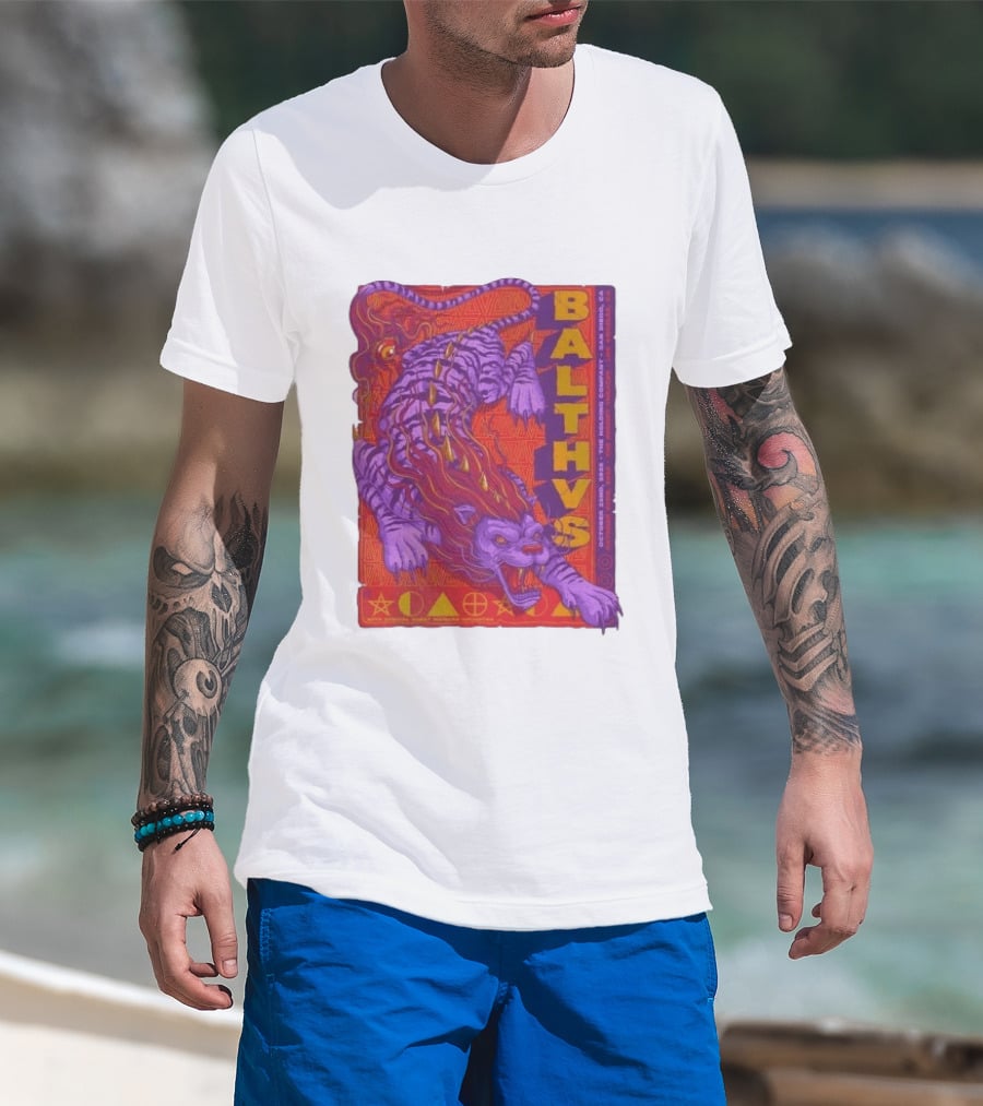 Original Balthvs San Diego Oct 2026 Featuring Richard Houghten Vibrant Lion T-Shirt