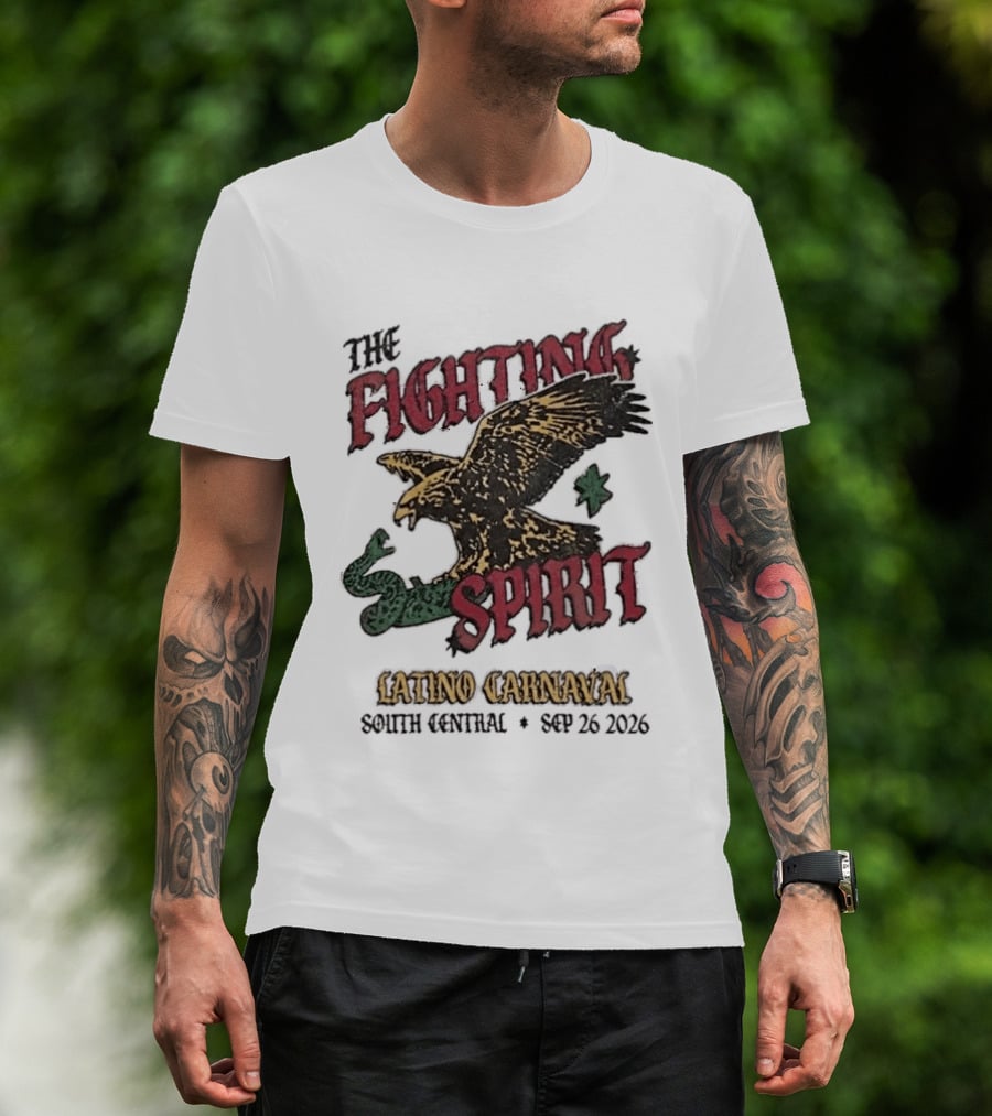The Fighting Spirit Latino Carnaval Soiree Central Sep 26 2026 T-Shirt