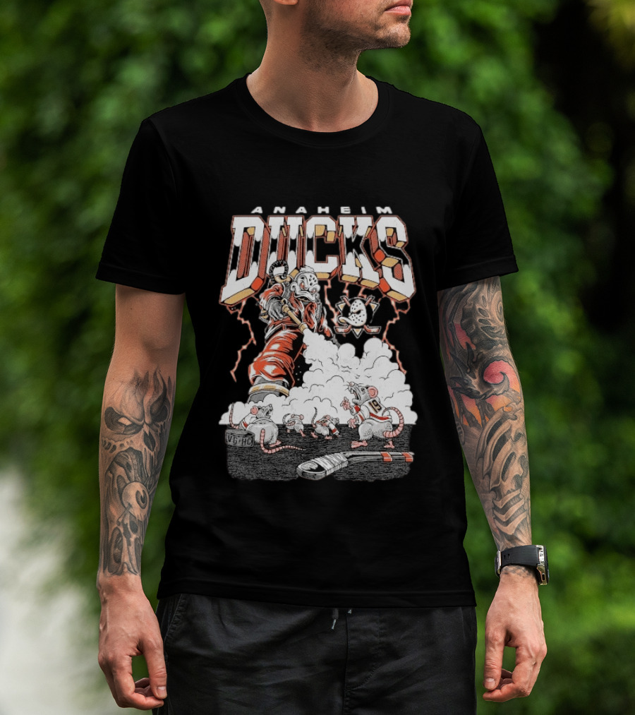 Anaheim Ducks Erase The Rat Florida Panthers Hockey Battle T-Shirt