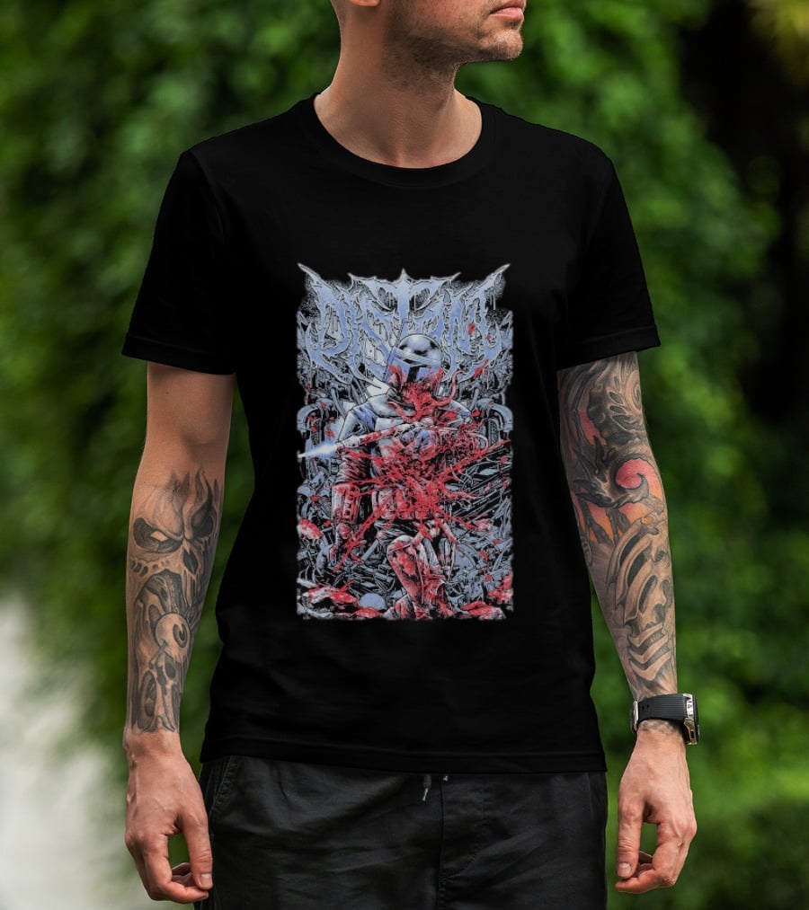Distant Bounty Hunter Star Wars Metal T-Shirt