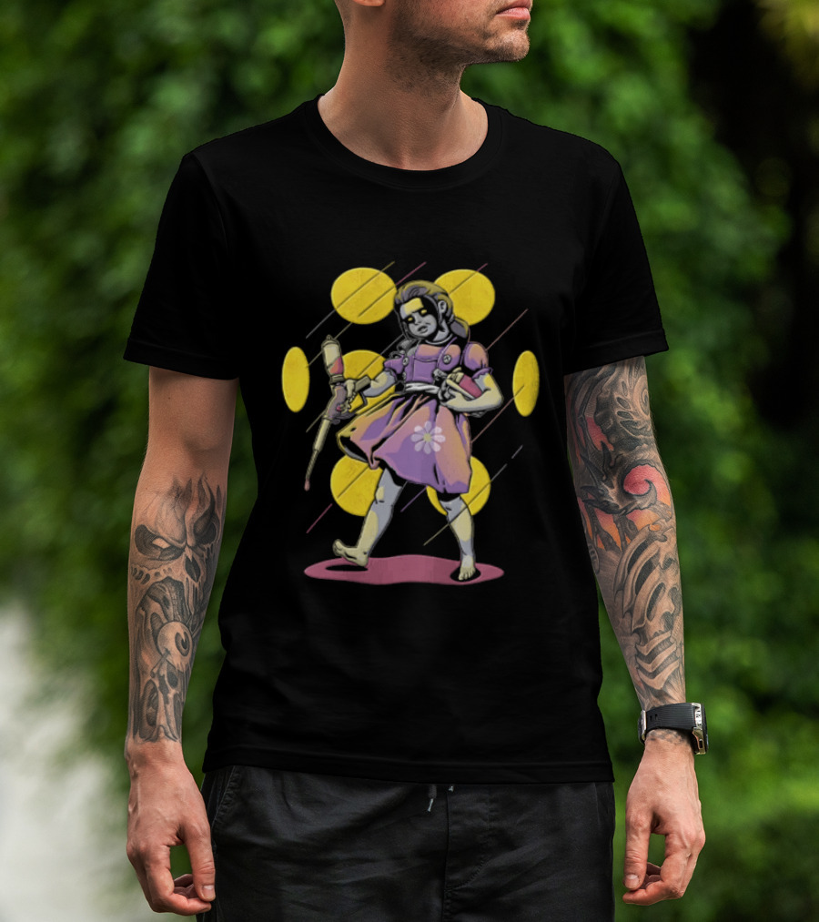 Rapture Adam Little Sister Bioshock Art Deco T-Shirt