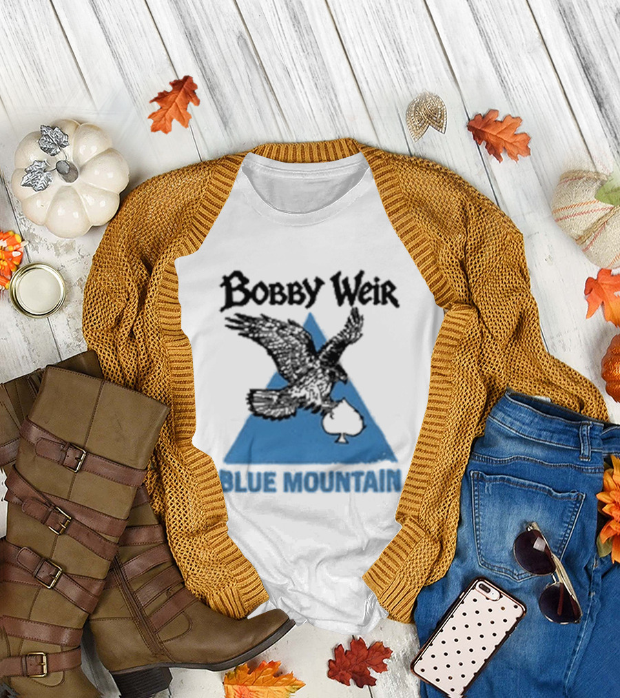 Bobby Weir Blue Mountain Eagle Spade Triangle T-Shirt