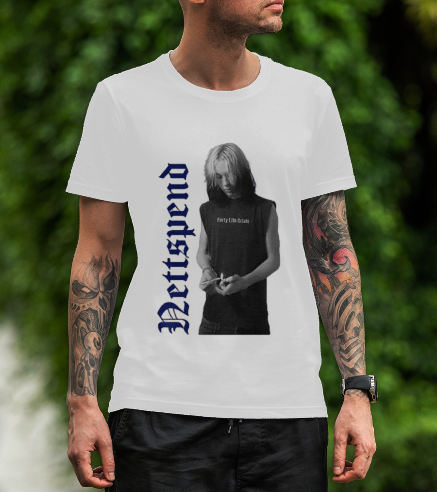 Nettspend Early Life Crisis Old English T-Shirt