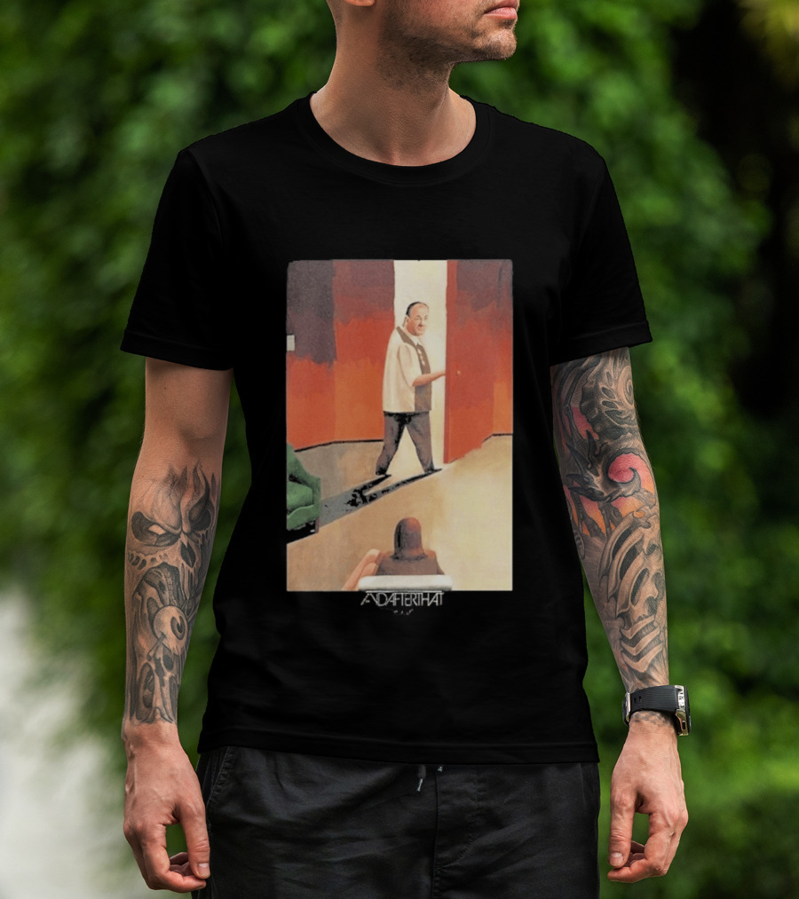 After That Therapy Scene Black Edge T-Shirt