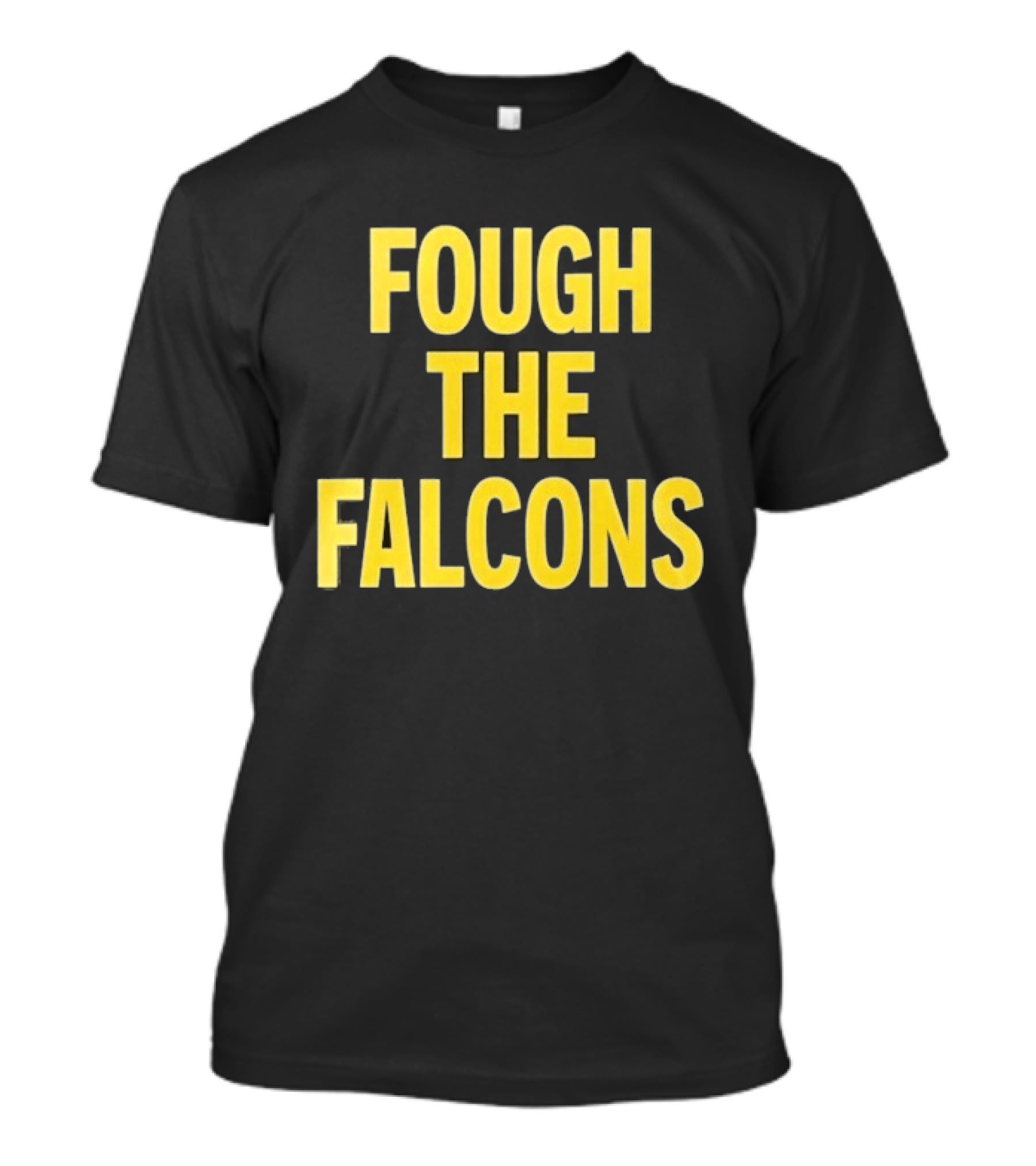 Atlanta Falcons Fough The Falcons Bold Yellow T-Shirt