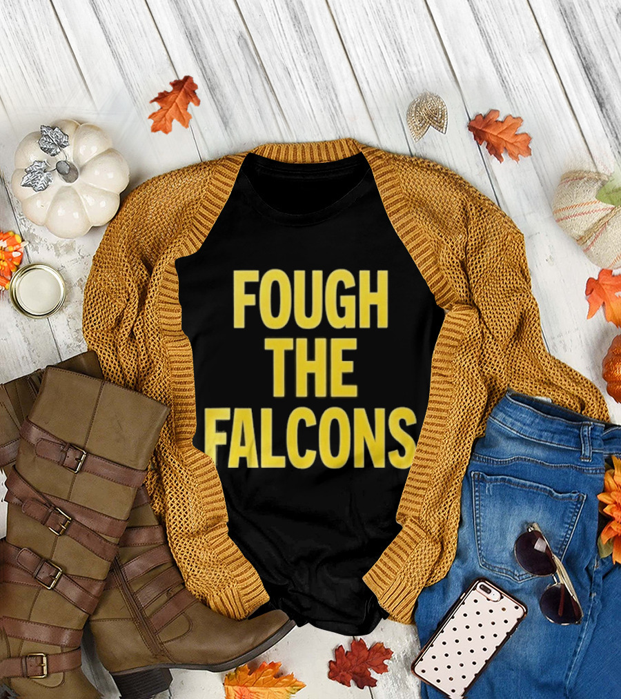 Atlanta Falcons Fough The Falcons Bold Yellow T-Shirt