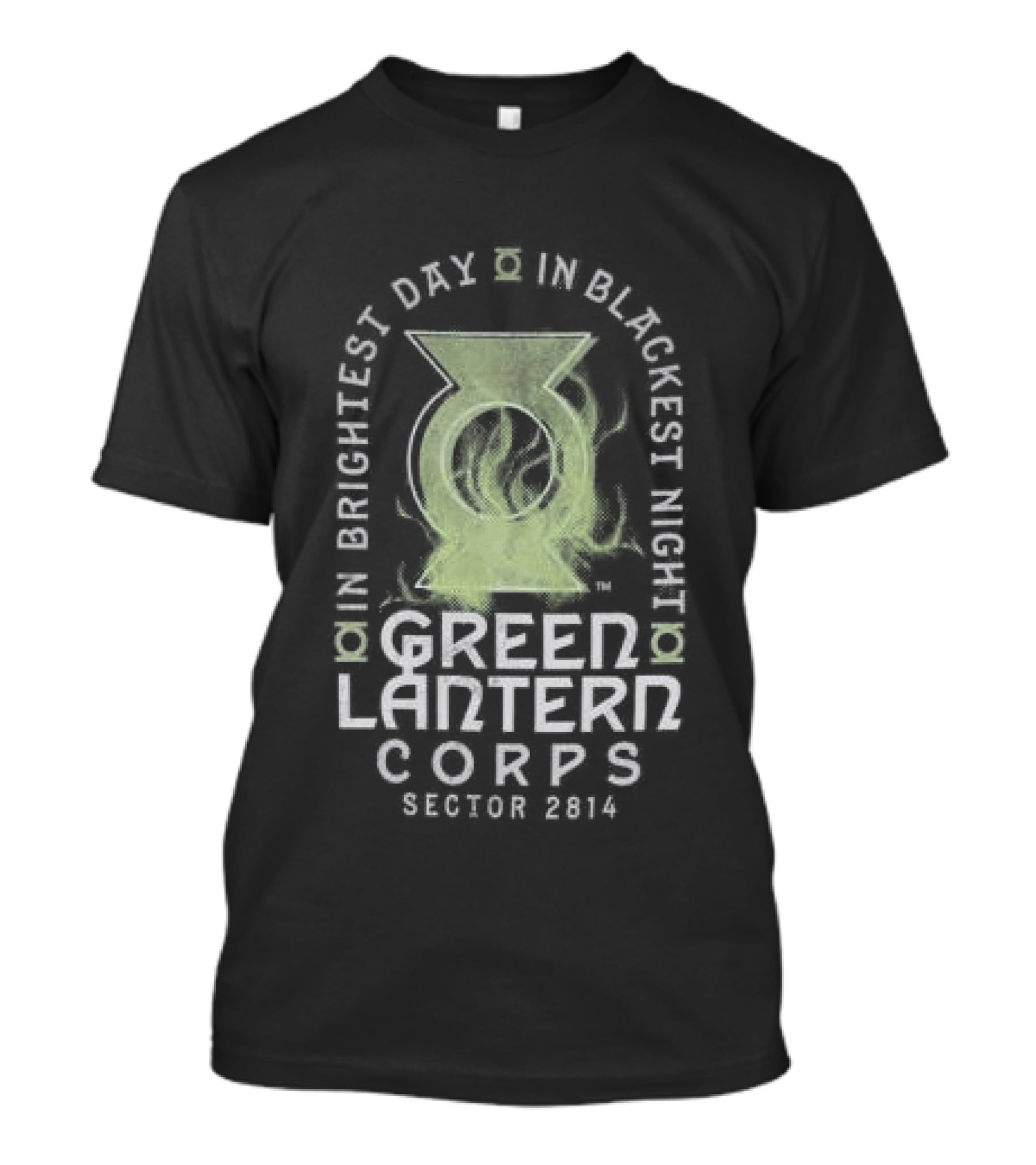Heroes Villains Store Green Lantern Corps Sector 2814 Classic Comfort Brightest Day Blackest Night T-Shirt