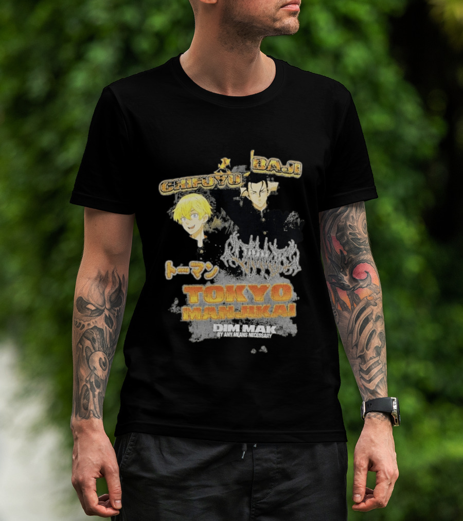 Tokyo Manji Dim Mak Collection Baji Chifuyu Tokyo Revengers T-Shirt