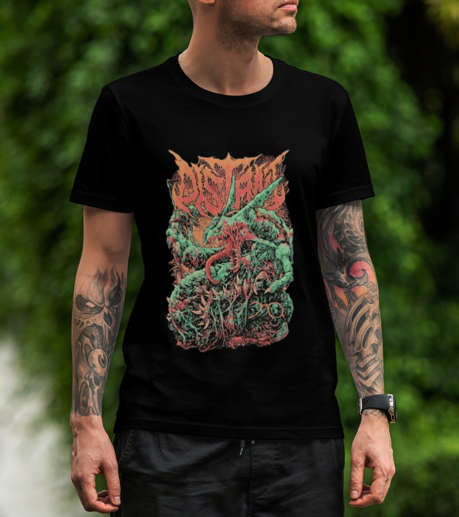 Distant Sky Dragon Lord Fantasy Creature T-Shirt