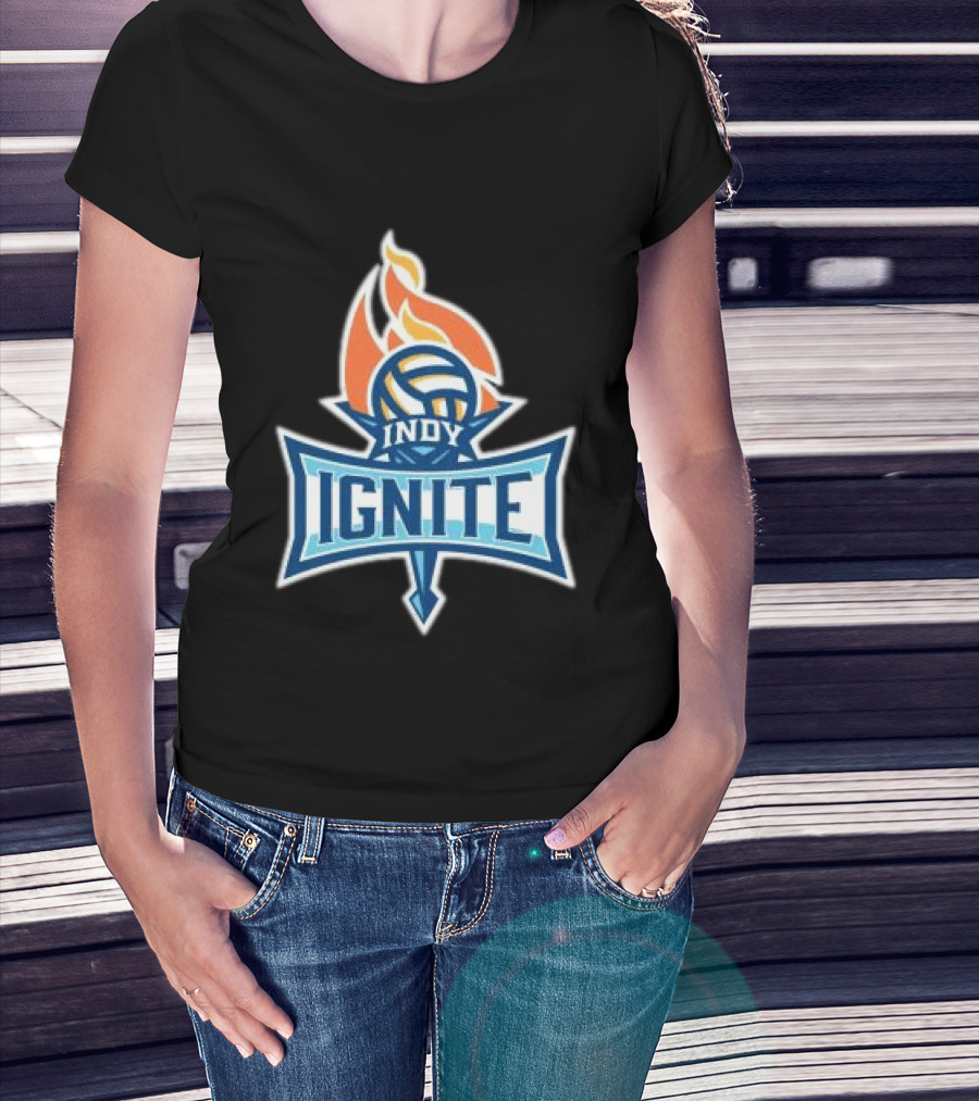 Indy Ignite Volleyball Flame T-Shirt
