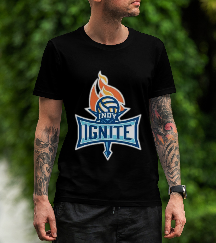 Indy Ignite Volleyball Flame T-Shirt
